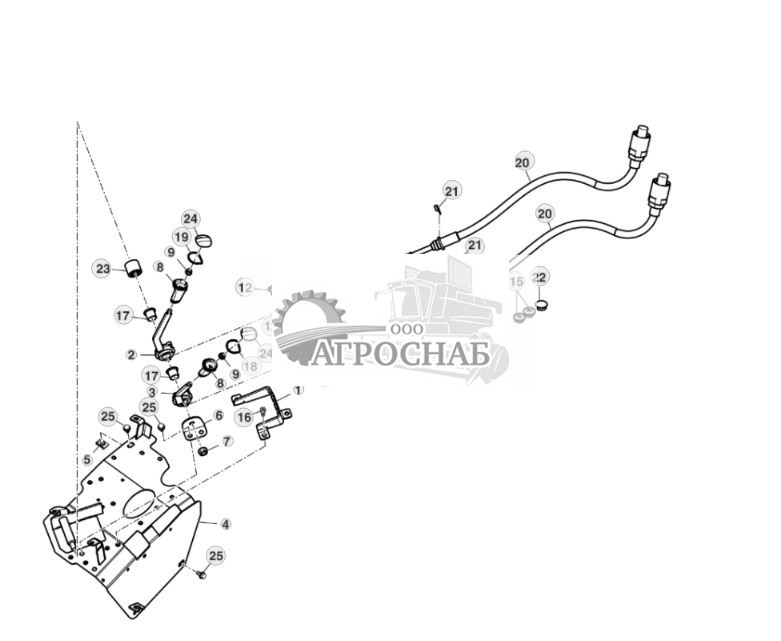 Рычаги управления сдвоенным задним SCV — кабина - ST724090 345.jpg